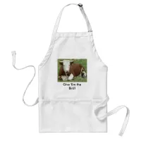 Give 'Em the Bird For Thanksgiving! Adult Apron