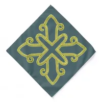 Golden Cross of Eternal Flow Bandana