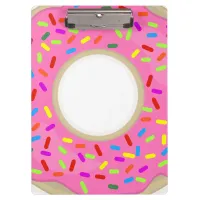 One Frosted Donut Clipboard