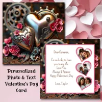 Steampunk Valentine's Day | Floral Photo Template