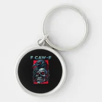 F-Caw-F Crow Humorous Graphic Keychain