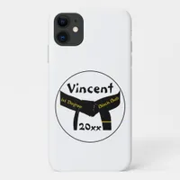 Martial Arts First Degree Black Belt iPhone 11 Case