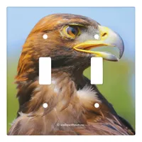 Vision of a Beautiful Young Golden Eagle Light Switch Cover