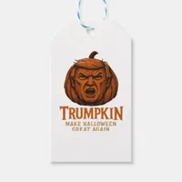 Trumpkin... Make Halloween Great Again Gift Tags