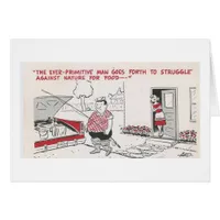 Man Food Grilling Vintage Humor