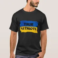 Warriors Blue and  Yellow Ukraine Flag   T-Shirt