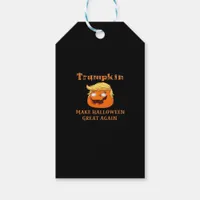 Trumpkin Halloween – Make Halloween Great Again Pu Gift Tags