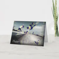 Birthday Card: Skateboarders Card