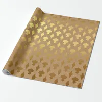 Gold foil Christmas Wrapping Paper