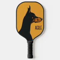 Yellow Doberman Pickleball Paddle