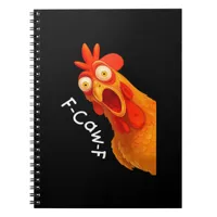 Gothic Humor Funny F Caw F Crow Design Notebook