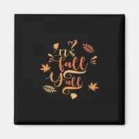 Happy Fall Y’all It’s Fall Y’all Retro Classic Magnet