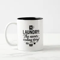 Laugh with Every Sip Two-Tone Coffee Mug