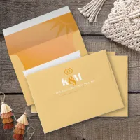 Sunshine Typography Wedding Butter ID1048 Envelope