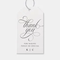 Elegant Luxury Wedding Thank You Favor Tags