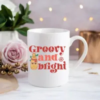 Groovy and Bright Drinking Coffee Mug