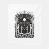 Goblincore Fantasy Gate To  Classic Fleece Blanket