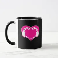 Heart Skeleton Hands Gothic Valentine  Classic Mug