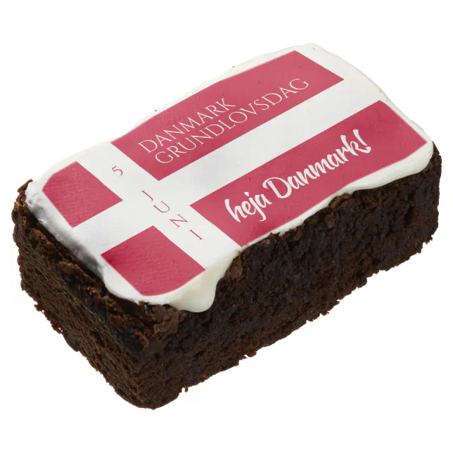 Danmark Grundlovsdag Danish National Day Flag Brownie