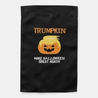 Halloween Trumpkin V3 Garden Flag