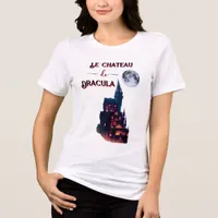 Le Chateau de Dracula Full Moon Tri-Blend Shirt