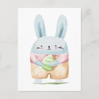 Adorable Watercolor Easter Bunny