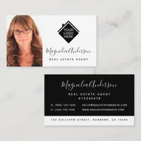 Professional Logo Photo Real Estate  Business Card