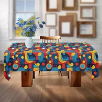 Bauhaus Geometric Abstract Pattern#4 ID1068 Tablecloth