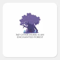 Whimsigoth Ink – Mystical Forests, Moons & Magic A Square Sticker