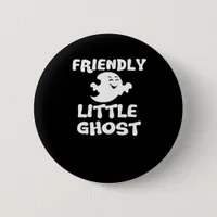 Little Boo Halloween Print  Button