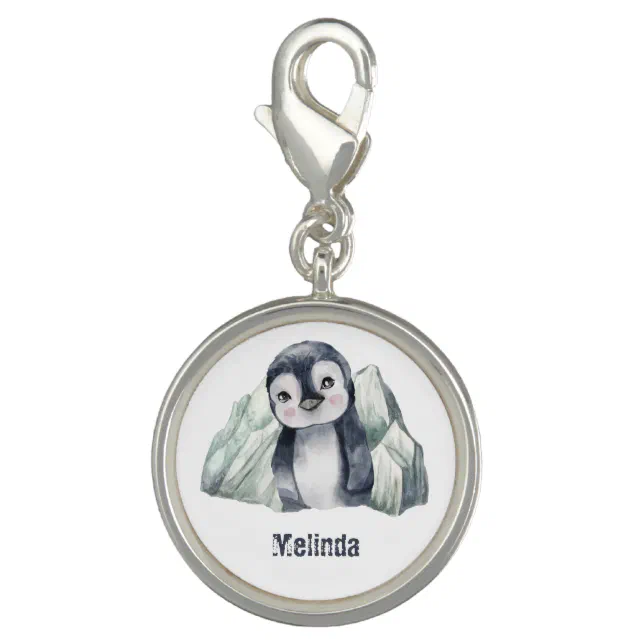 Customizable Penguin In Winter Charm