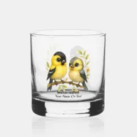 Brilliant American Goldfinch Glass