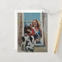 Dairy Princess Alice Unique Retro Collage  Postcard