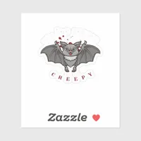 Tis The Season To Be Creepy Sticker