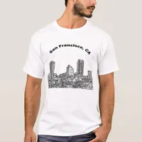 San Francisco Line Art T-Shirt