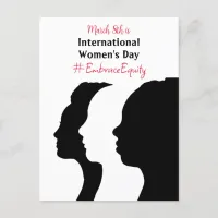 International Women's Day is March 8th   Postcard