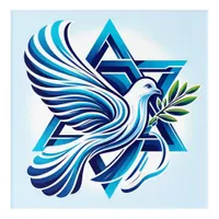 Peace For Israel Acrylic Print