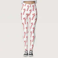 Leggings - Candy Canes