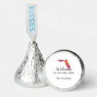 Welcome to our New Home Watercolor Florida  Hershey®'s Kisses®