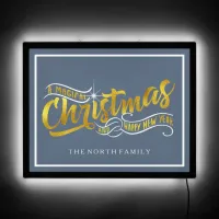 Magical Christmas Typography Gold ID441 LED Sign