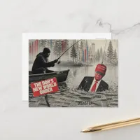 Fishing for Trump in the Swamp Postcard