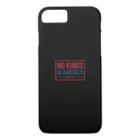 No Kings In America Since 1776 Patriotic Retro Cla iPhone 8/7 Case