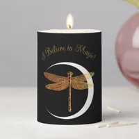 I Believe in Magic!  Pillar Candle