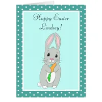 Cute Jumbo Sized Easter Bunny Activity Card