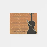 Warm Tones Violin Post-it Notes