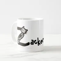 Mug - Cat Letter Z with Name 