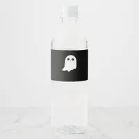 Little Boo Funny Meme Water Bottle Label
