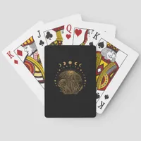 Aesthetic Mushroom Cottage Goblincore Poker Cards