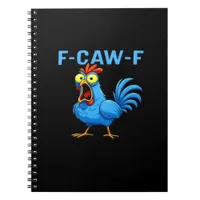 F-Caw-F Graphic Gear Creative Design Notebook