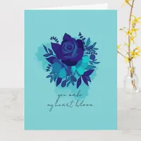 Floral Bouquet Quote Valentine's Day  Card